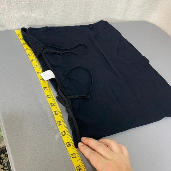 Vintage Old Navy Womens Y2K Babydoll Cami Size L Preppy Goth Grunge Fitted Lace - Picture 6 of 8